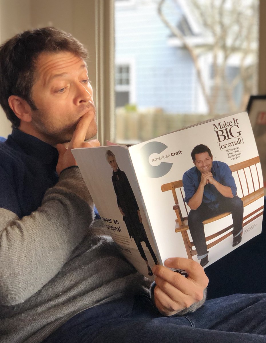 Judging from the cover, I think this is probably one of the best magazines ever published... I talk in detail about working wood with my hands. Get a hard copy in stores today or order here: craftcouncil.org/supernatural