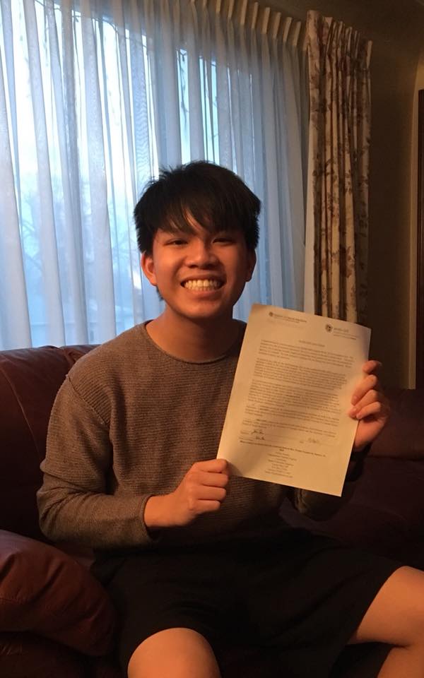 Congratulations to our newest #cudenverlynx!! John Phan was accepted to the <a href="/CUDenver/">CU Denver</a> BA/BS to DDS program!! #cudenver #cuinthecity