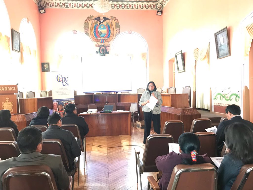 GADs Parroquiales/ GAD Cantonal/ GAD Provincial/ Instituciones adheridas son capacitadas por el <a href="/Cotopaxipartici/">Participa Cotopaxi</a> para proceso de #RendicióndeCuentas2017