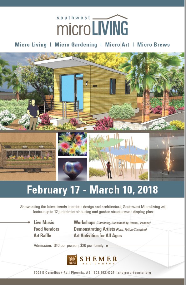 CSI_Phoenix's tweet image. Micro Living Venue... February 17 - March 10, 2018