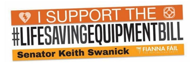 The #LifeSavingEquipmentBill has PASSED Second Stage in #Seanad 
Thank you to everyone for their contributions! 😊
