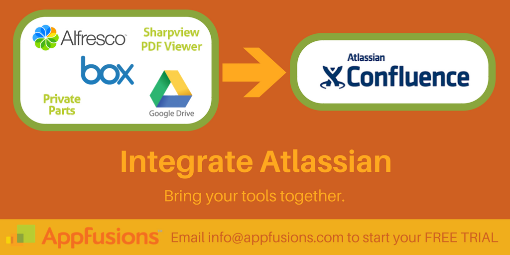 AppFusions's tweet image. New release for Google Drive in Atlassian Confluence now available! Download at hubs.ly/H09MysR0 or eval at info@appfusions.com