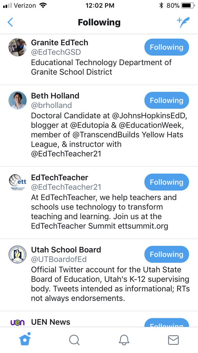 MrS_History's tweet photo. Building my PLN #uvuedtech https://t.co/jizim2a83C