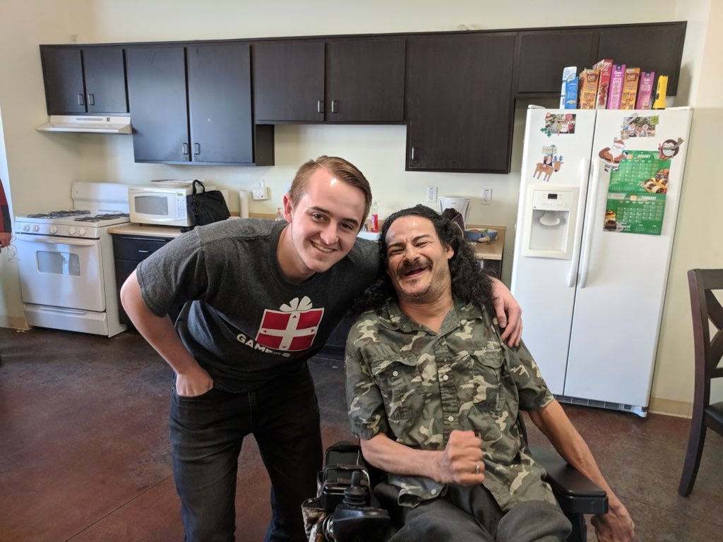 One of the many new friends we made at our UCP Los Angeles visit!