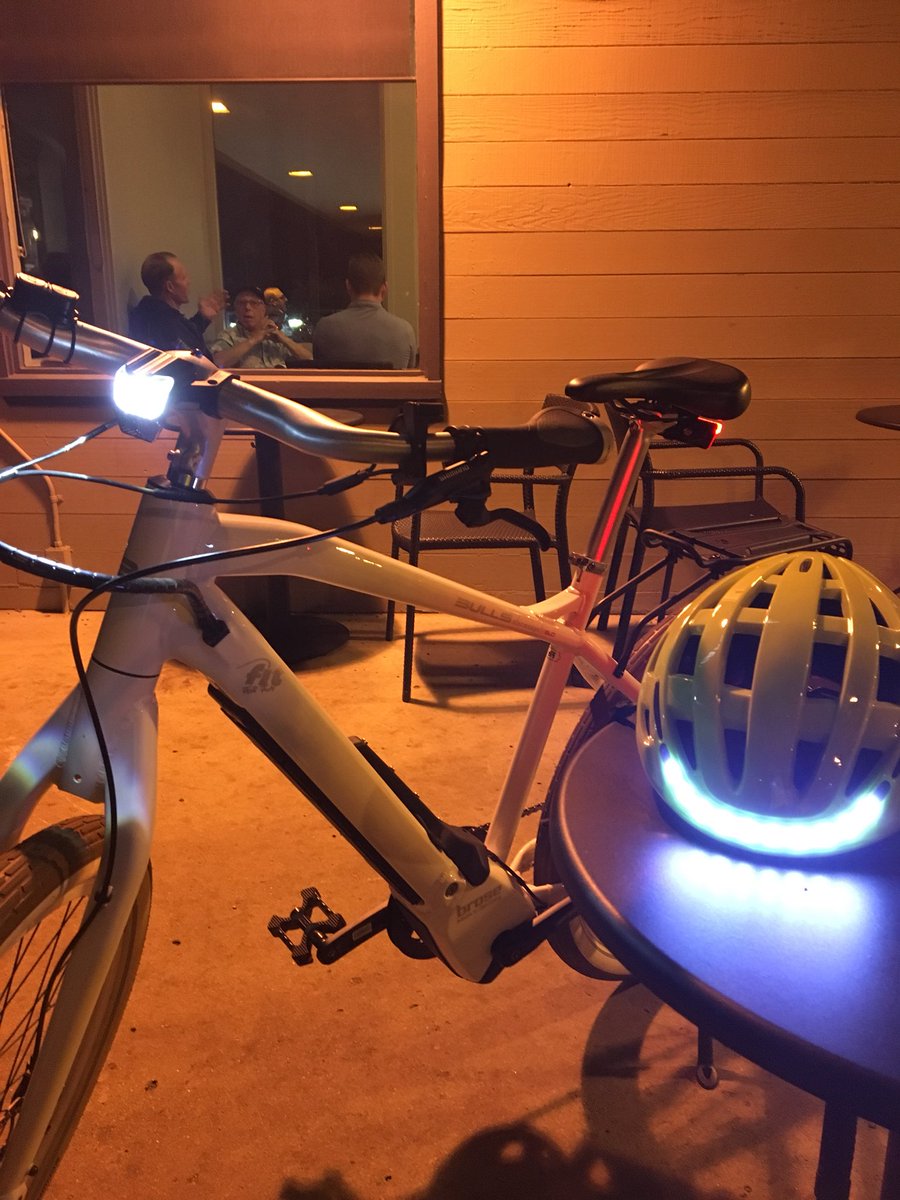 KimMerrill's tweet photo. Rider Safety Visibility @RsvSocial is paramount! @lumoshelmet @BullsBikesUSA @ArroWhereEquip https://t.co/b02XFnCTtE