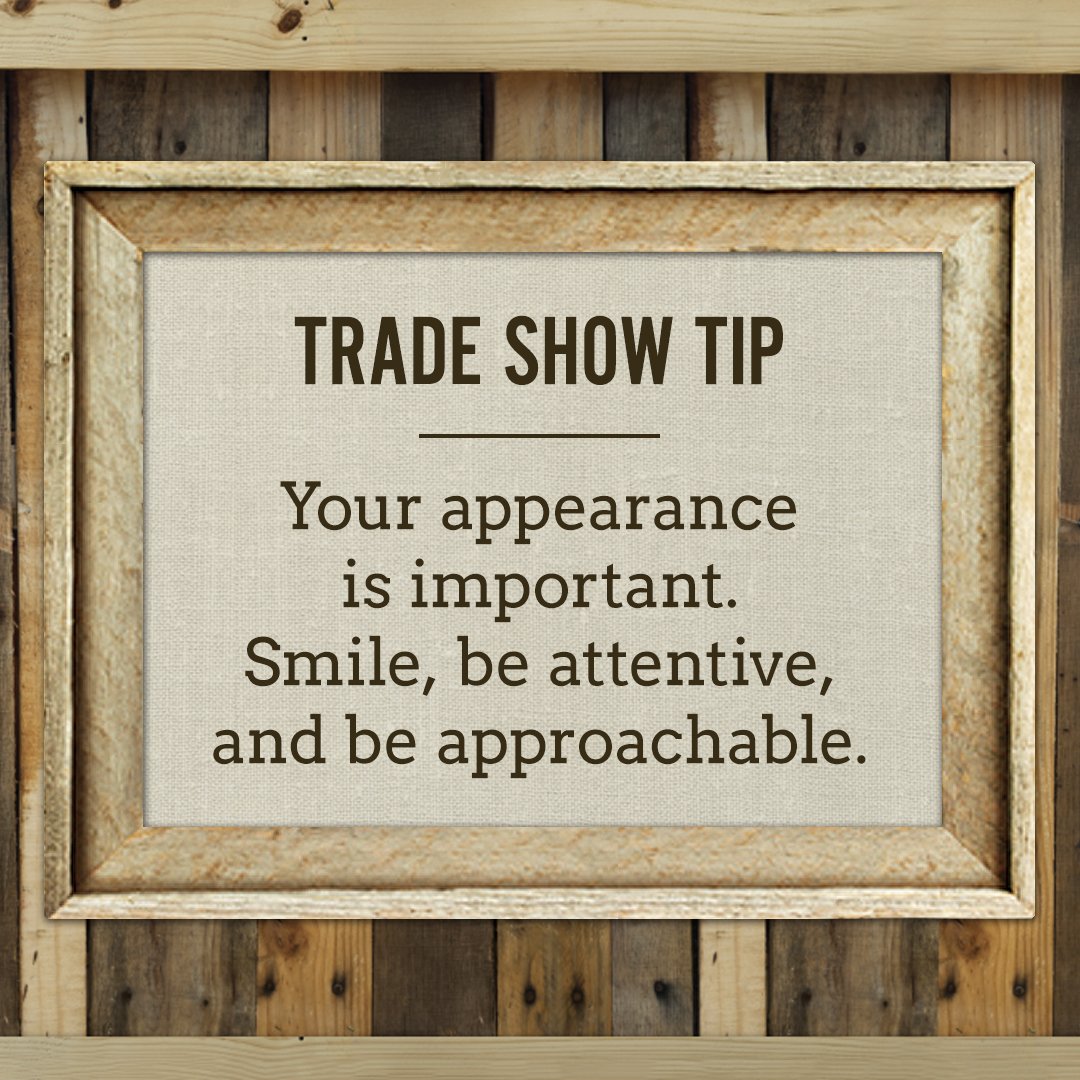 FauxShowCovers's tweet photo. We've found standing up and just saying hello when people go by is an easy way to draw buyers in for questions - friendly without the hard sell. #tablecover #tradeshowtips #makersgonnamake #smallbiz #smallbusinesslove #smile https://t.co/F4KOreuMNI