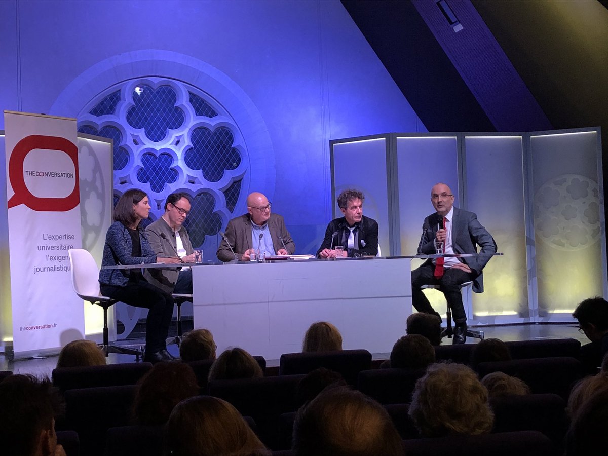 CBernardinsLive's tweet photo. La question du sens du progrès n’est-elle pas propre à notre société occidentale ? N’en avons-nous pas un regard limité sur cette notion ? - André Delpuech @Musee_Homme #MardisBernardins https://t.co/hhDEDtkboI