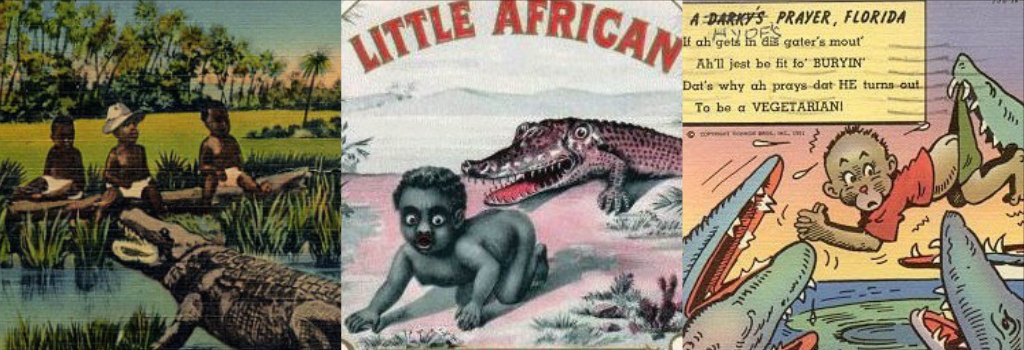 34. Alligator bait.This was the practice of using little black children as bait to catch alligators.It was practiced by white men during slave times in Florida and Louisiana and other parts of the American South.From the 1860s to the 1960s, “alligator bait” was a racial slur.