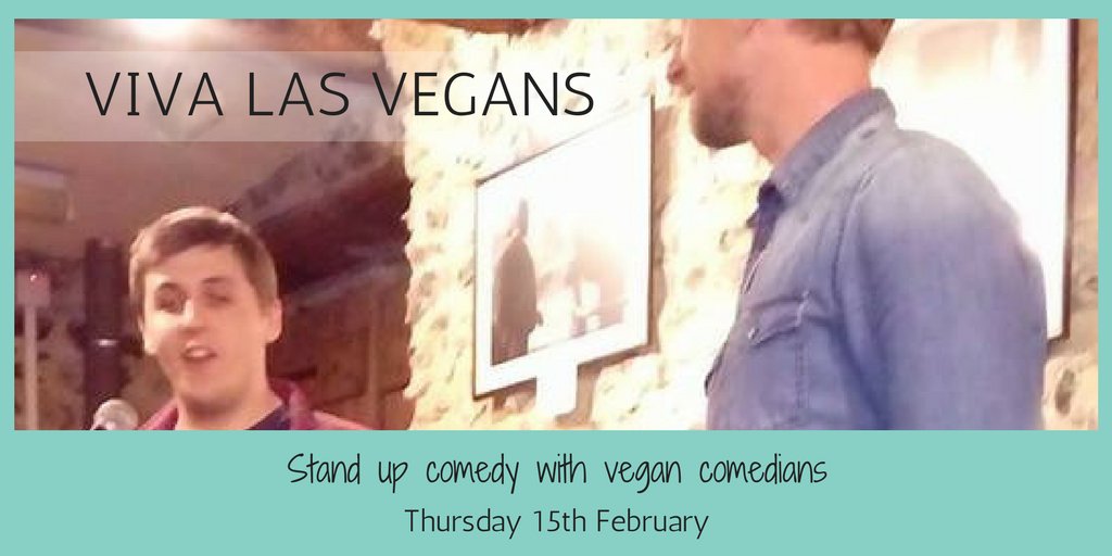Vegan comedy in Canterbury, Kent with @Adelecliff , <a href="/sarahbennetto/">Sarah Bennetto. 🐀</a>  and @MattHossComedy . #Veganuary #VeganHour