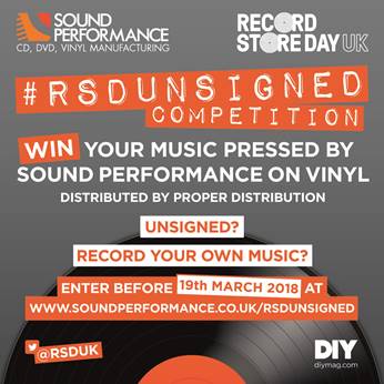 CALLING ALL UNSIGNED ARTISTS AND BANDS! <a href="/SoundPerformUK/">Sound Performance</a> <a href="/RSDUK/">Record Store Day UK</a> have teamed up to launch #RSDUnsigned judge on panel <a href="/Tim_Burgess/">Tim Burgess</a>