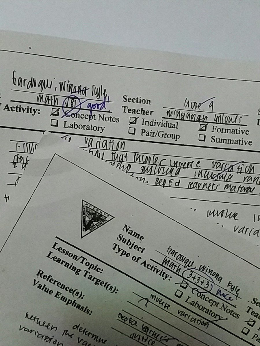 winbearz's tweet image. Maam hannah appreciating my math skillz in the cn 
#math9