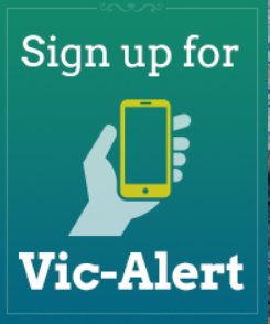 CityOfVictoria's tweet photo. Sign up for Vic-Alert to receive emergency alerts and updates (such as this morning's tsunami warning) by text, phone and email about major emergencies in Victoria that may impact you.  https://t.co/bxh3IQYaco https://t.co/j8G3puWYLo