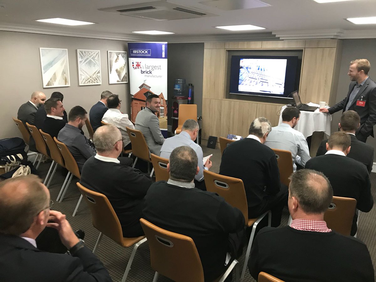 weareibstock's tweet photo. Full room at the @BuildbaseUK Conference today - Simon Taylor, our Director of Sales for Builders Merchants, is discussing all things #bricks. #Buildbase #BuildbaseConference https://t.co/hW5rtn0iBC