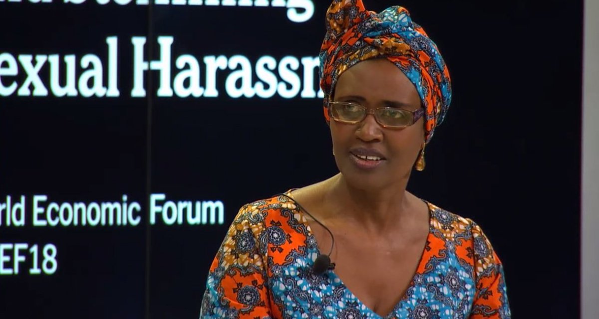 Oxfam's tweet photo. It’s time to increase women’s decision-making power. This isn’t just about increasing numbers of women in board rooms or parliament. It’s about increasing women’s leadership + decision-making power at all levels – in household, workplace, community &amp; govt. - @Winnie_Byanyima #wef https://t.co/2A0xoSD2b9