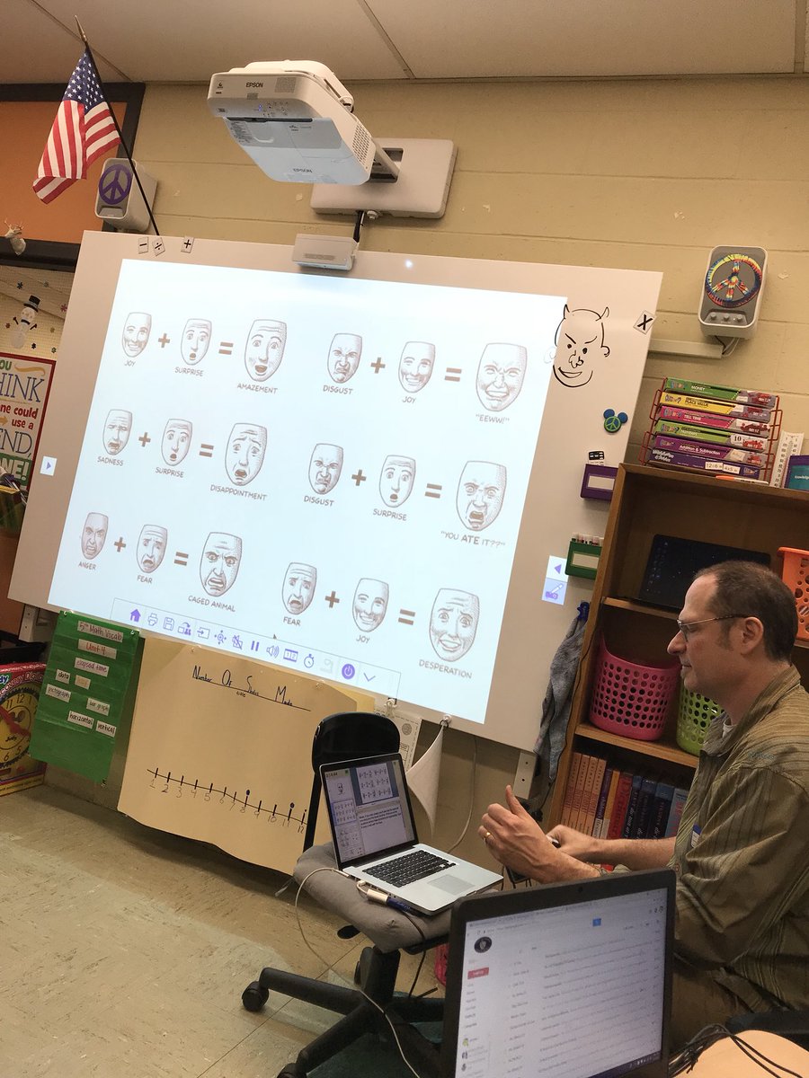 G. E. Wilson’s 4th and 5th Grade teachers getting some awesome arts integration PD from @YANJEPA artist and creativity consultant <a href="/KevinPyle2/">Kevin Pyle</a> #youngaudiences #artsintegration #interdisciplinaryeducation #HTSDpride