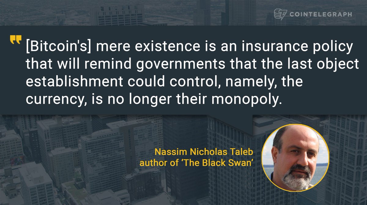 #CT_quotes #Bitcoin <a href="/nntaleb/">Nassim Nicholas Taleb</a>
