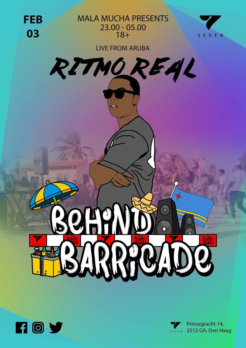 MALAMUCHA_aua's tweet photo. Home sick because you can’t be at home for carnival season🤮🤢😭? 

NOOO PROBLEM! 😰🤯

3rd of February at club 7.😲🤔

Behinde the Barricade, will bring the carnival to you. 😈💃🏽🔥
#Nolagabobrothercontabo #Malamucha #Behindthebarricade #Wakpabotey #Socayouwantsocayouget https://t.co/KoFNIqs9NY