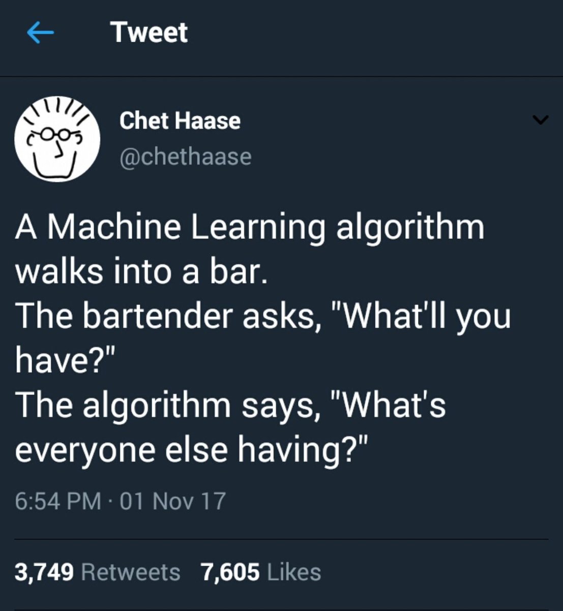 bipiiin's tweet photo. game me a good laugh! #MachineLearning #ProgrammerHumor https://t.co/1CeoIBYz3B