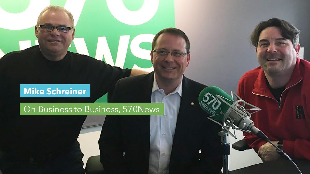 OntarioGreens's tweet photo. Listen to @MikeSchreiner on @570NEWS on Business to Business talking about local jobs, electricity prices, transit &amp; other issues. #onpoli

Full interview here: https://t.co/LxltFCEYY3 https://t.co/oPiAHJnzOE