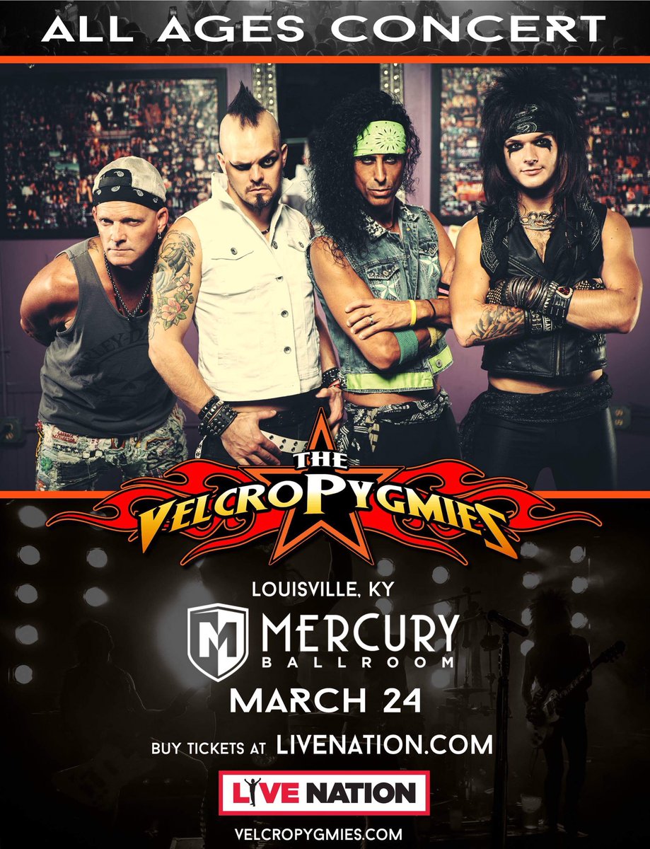 velcropygmies's tweet photo. Live Nation presents The Pygmies @MercuryBallroom https://t.co/Vbv5FeMk6N