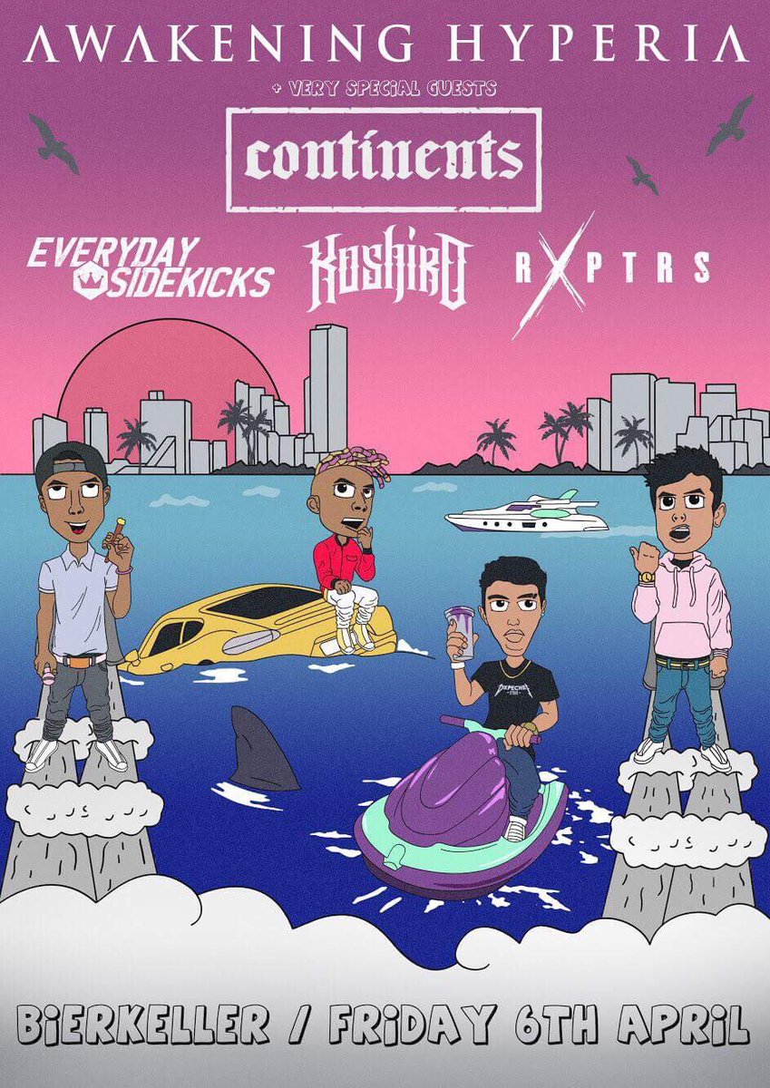 Bristol! Playing a monster bro show  with @AHyperia @continentsband @rxptrs and <a href="/Koshiro_UK/">Koshiro</a>! 

Here we go.