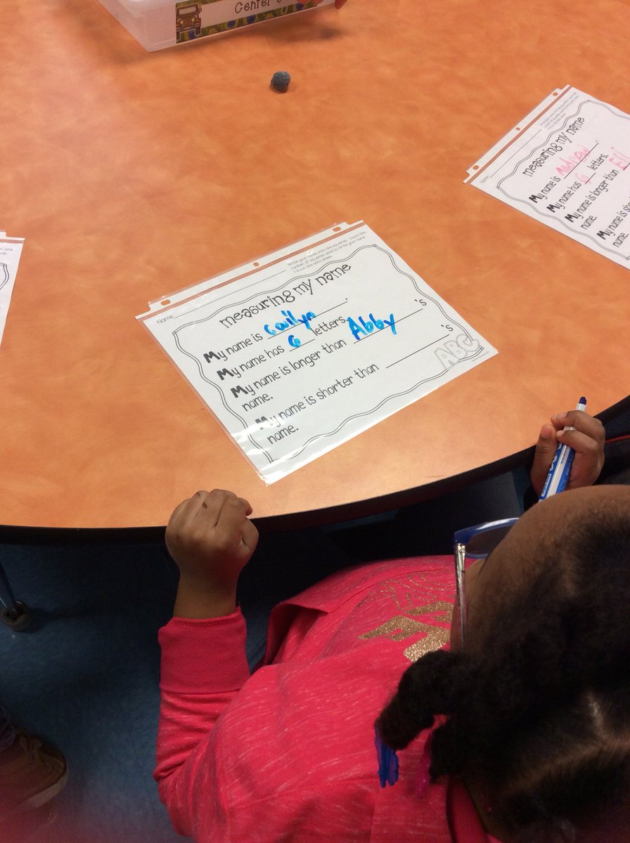 MrsSchapker's tweet photo. We started our measurement and data unit this week! #comparinglength #bugmeasuring #measuringmyname https://t.co/ih7Wzn7DV5