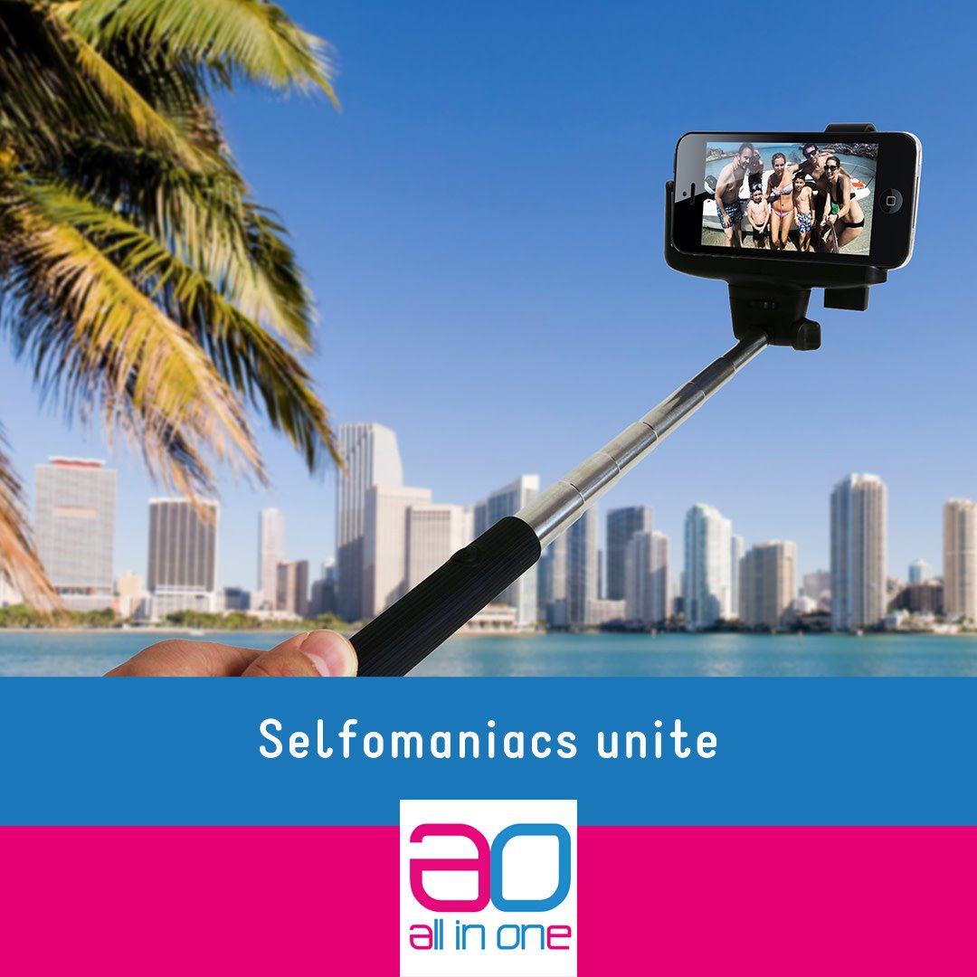 AIO_ELECTRONICS's tweet image. Selfomaniac? 📱
Bluetooth Shutter Pal selfie stick με ένα κλικ στο goo.gl/R254Yn ΜΟΝΟ με 16.99€! 😮 
Εκτείνεται έως και 1 μέτρο και σου χαρίζει την τέλεια οπτική για την selfie σου!
#allinoneelectronics #selfomaniac #selfiestick
