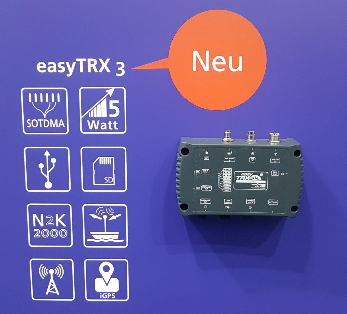 Wir präsentieren auf der #boot2018 unsere neuen Produkte: An unserem Messestand B50 -H11 können Sie die Produkte ansehen und mit einigen Teammitgliedern über Tracking, AIS SART, AIS MOB und über andere Fragen im Zusammenhang mit dem Thema Sicherheit in der Navigation sprechen.