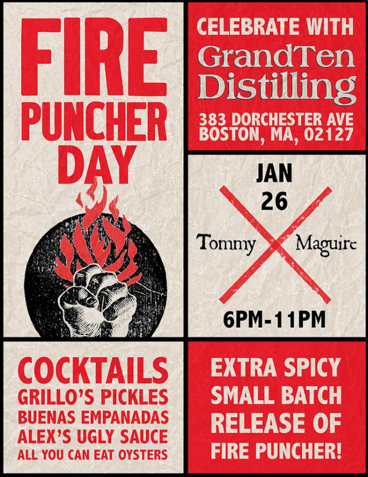 This Friday you can party with us at <a href="/GrandTen/">GrandTen Distilling</a>! The party starts at 6 pm, to celebrate the release of their small batch Fire Puncher Vodka. (Vodka distilled with chipotle peppers?! Yes, please!) Tickets are available here: eventbrite.com/e/fire-puncher…
