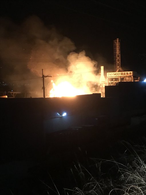 火事 高槻市東天川5丁目 岩産業工場で大きな火災 まとめダネ 火事 高槻市東天川5丁目 岩産業工場で大きな火災 まとめダネ