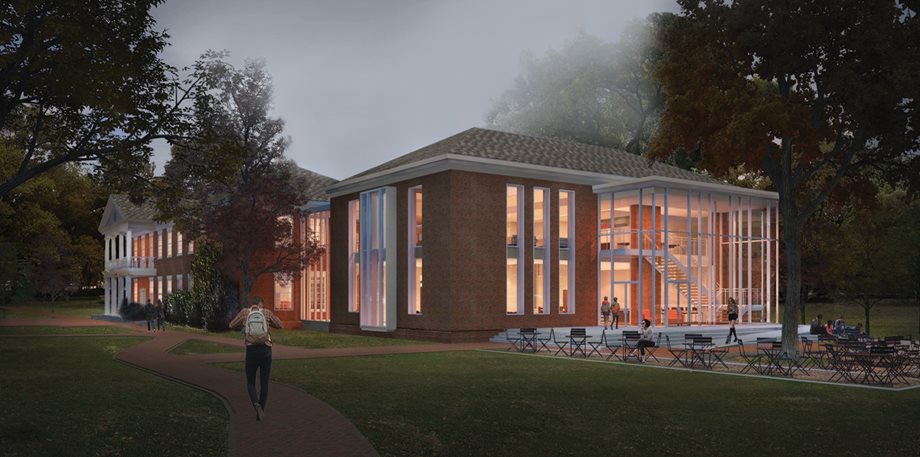 ElonNewsNetwork's tweet photo. NEW: Renderings of McEwen Dining Hall renovations released this morning.
According Elon News Bureau Director Owen Covington the dining hall will no longer feature Chick- Fil- A. https://t.co/6po8pyfvLr