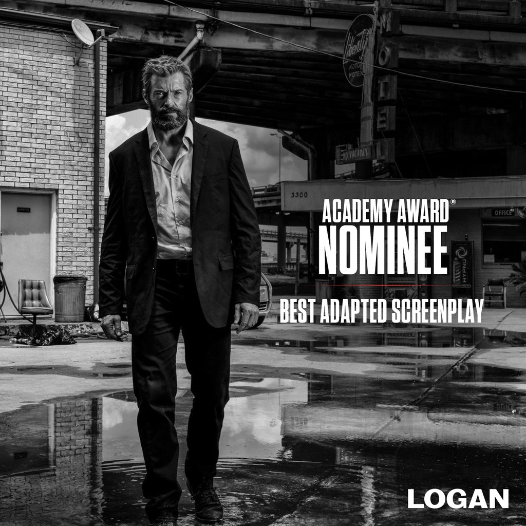 20thcentury's tweet photo. Congratulations to #Logan on the Academy Award nomination for Best Adapted Screenplay. #OscarNoms https://t.co/ywMhenSJ9s