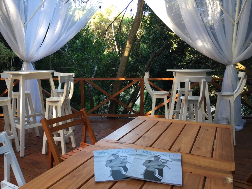 Encontranos en el bosque y en la playa de Cariló y también en Pinamar Norte.