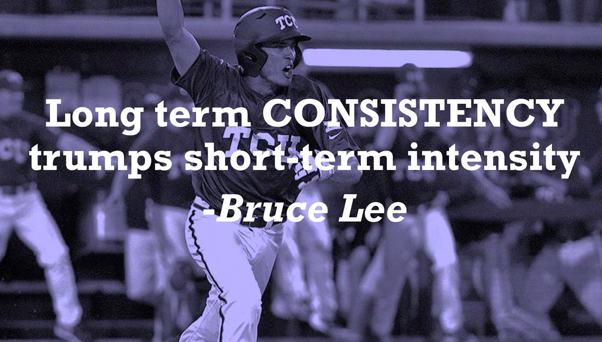 ZachDechant's tweet image. CONSISTENCY drives RESULTS