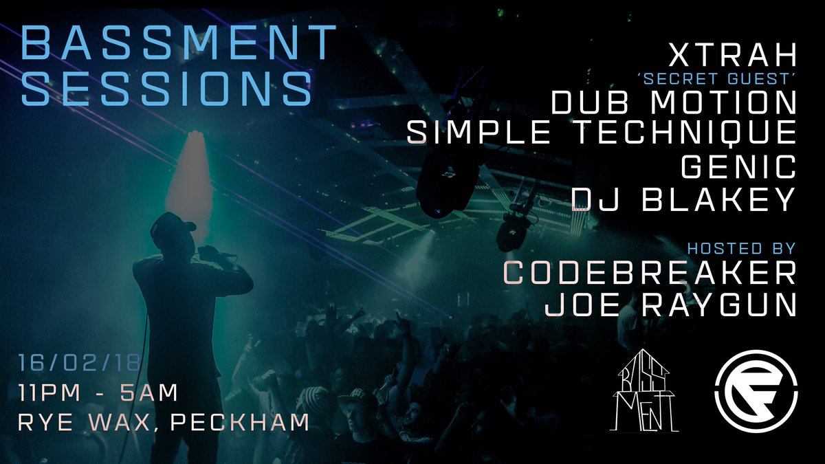 BassmentLondon's tweet photo. 16.02.17 @ Rye Wax, Peckham, London. https://t.co/eU9WxRobGA