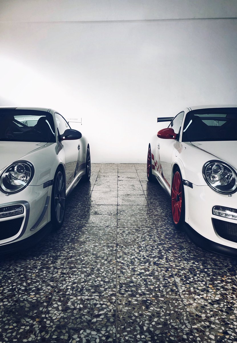 Mickey and Mallory 
Morning with @massotpepe #Porsche