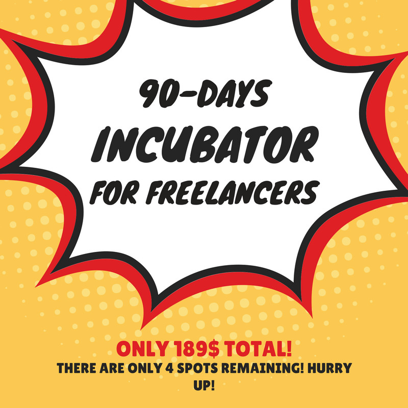 2DayFL_Manager's tweet photo. 🔥You want to make a full-time income with freelancing but stuck working long days and few paid hours at too low rates? ✅Join the 90-day incubator for freelancers and entrepreneurs! 💥Only 189$ Total!💥
🤳https://t.co/kiznE4Es10🙌
#freelance #upwork #freelancing #fiverr #coach https://t.co/3Nl8uKPVeV