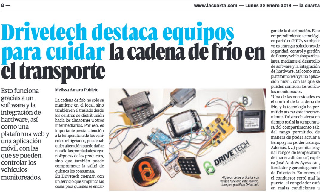 DrivetechIS's tweet image. Una nota nuestra en @lacuarta bit.ly/2BlOplI