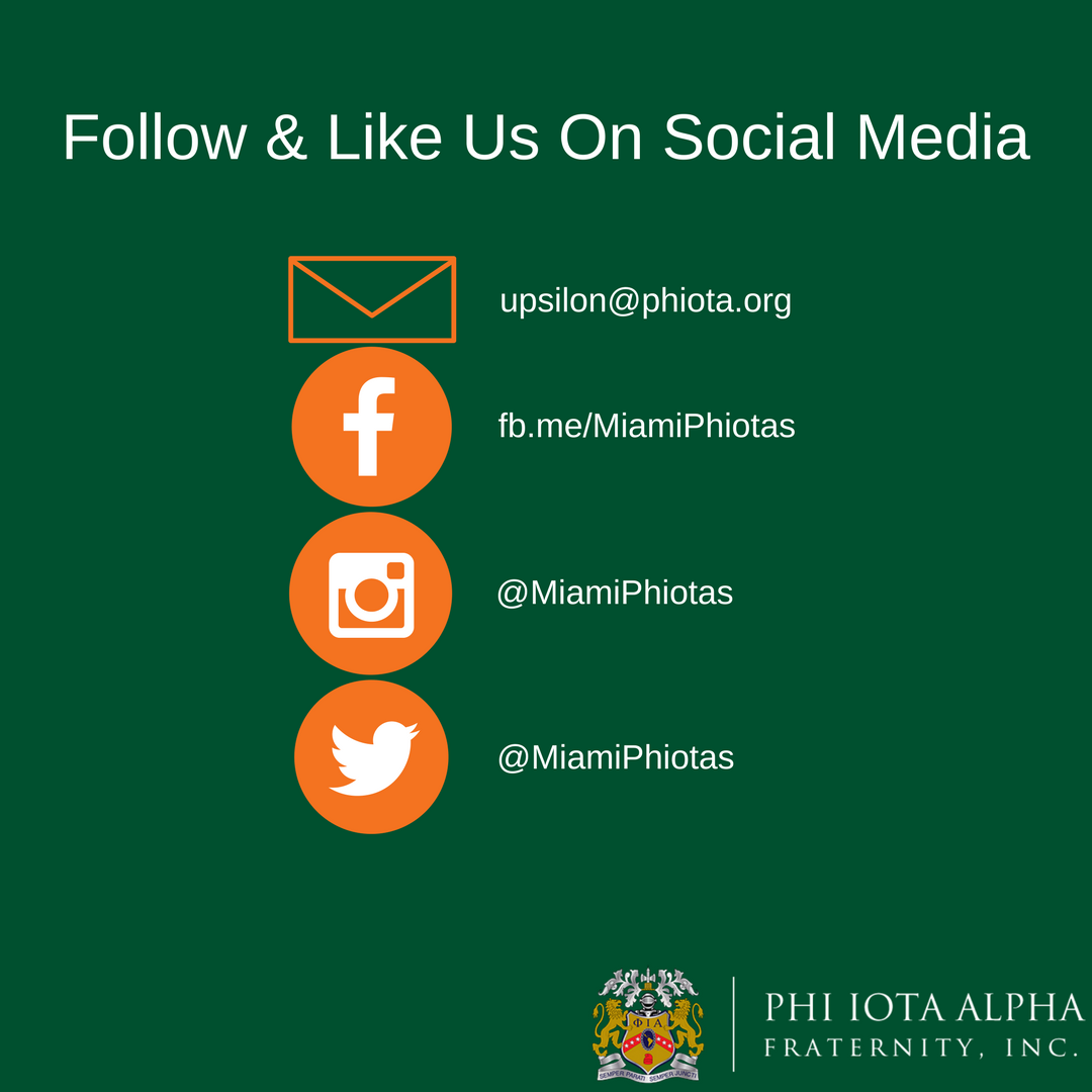 MiamiPhiotas's tweet photo. Thank you to all that came out last night for our Meet &amp; Greet! Stay connected by liking and following us. #GoCanes #UMiami #ADayWithMSA #TheU #UMiamiLatino #UMiamiLatinos #ItsAllAboutTheU #UMiami22 #UMiami21#UMiami20 #UM22 #UM21 #UM20 https://t.co/OKBGPw0BvN