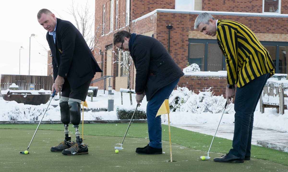 HelpforHeroes's tweet photo. Invictus Games UK Team Captain, Bernie Broad, opened a new putting green @PhoenixHouseRC last week. Thanks to the Wasps Legends Charitable Foundation and their partners for making this possible ⛳️
https://t.co/iBjA8TKkuR https://t.co/utd31CB7oW