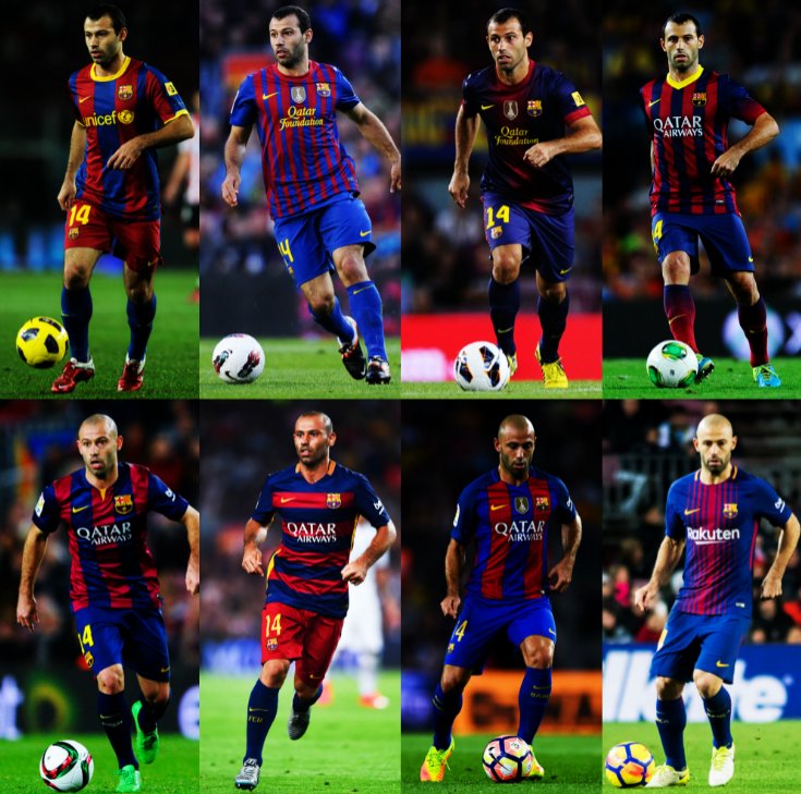 InvictosSomos's tweet image. Cuando llegó, muchos dudaron. De mediocentro pasó a ser central, logrando jugar 7.5 años en el club catalán. Uno de los capitanes sin ser producto de La Masia. 334 partidos, 18 títulos y el respeto de todos los culés. Un extranjero que hizo historia en el Barça. MASCHERANO. 🇦🇷