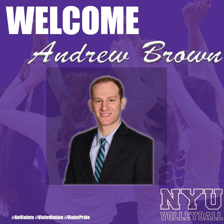 BREAKING: Andrew Brown Tabbed as Women's Volleyball Coach

FULL RELEASE: gonyuathletics.com/news/2018/1/23…

#goviolets #violetnation #violetpride