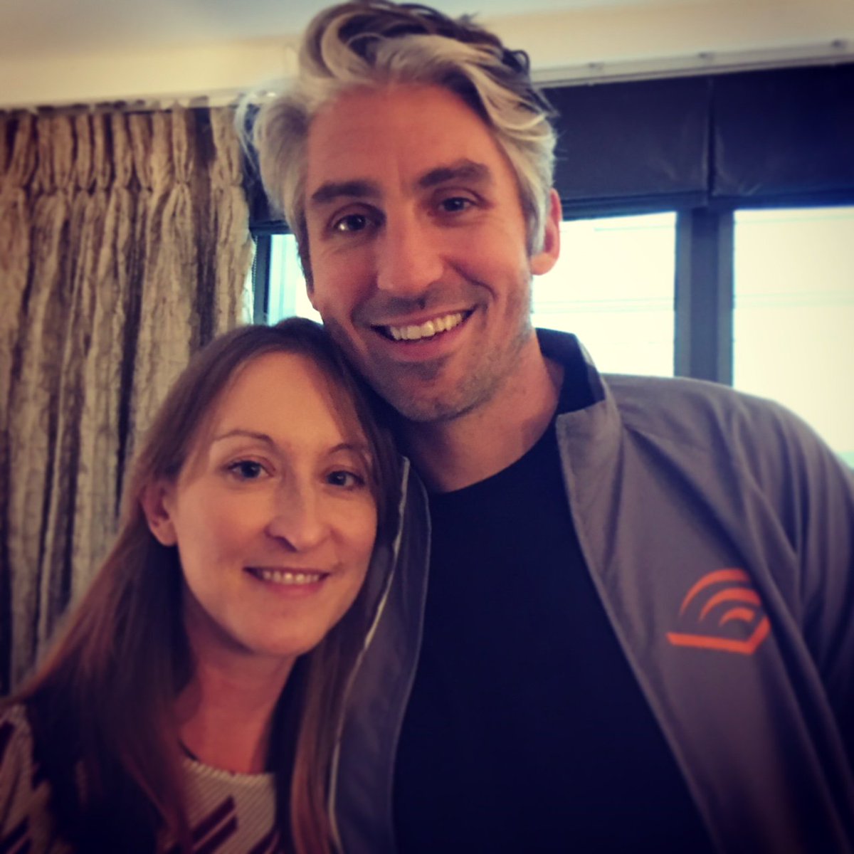 YHLMag's tweet photo. YHL Editor, Liz Parry, talks with @thebodycoach about his and Mo Farah's new marathon training podcast 'Mo-Joe' available on @audibleuk. The podcast chronicles @georgemlamb's training progress in the run up to the London marathon! How exciting! #RunWithAudible https://t.co/LV2pIUYl2S