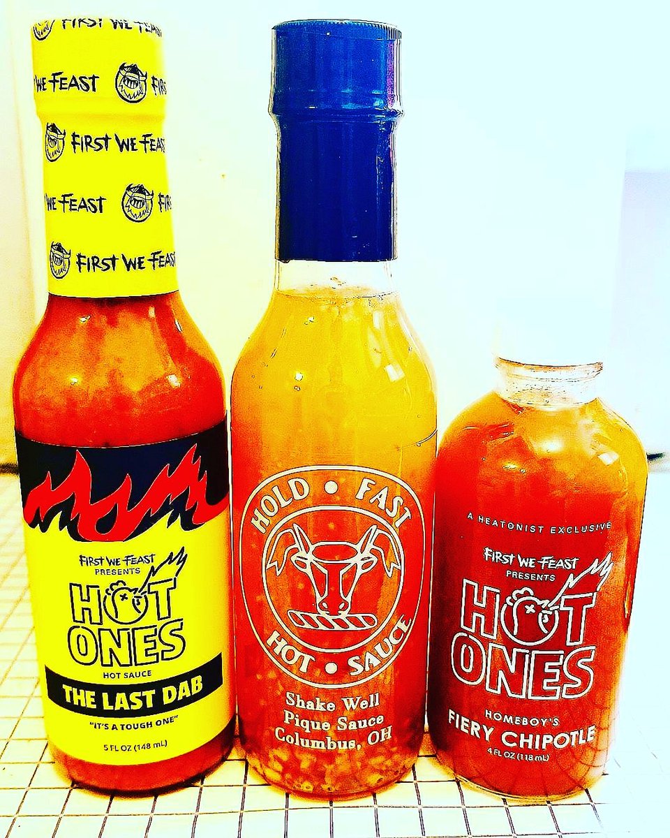 HoldFastHot's tweet image. This is a trifecta that every #hotsauce lover should have! #Flavor #heat &amp;amp; #Pain!
#AllAboutTheFlavorWithTheRightAmountOfKick 

#AsSeenInColumbus #HoldFastHotSauce #HoldFast #TheLastDab #FirstWeFeast #Pique #Habanero #PepperX #ForkYeah #Columbus #Ohio #FoodPorn #CbusFoodAuthority