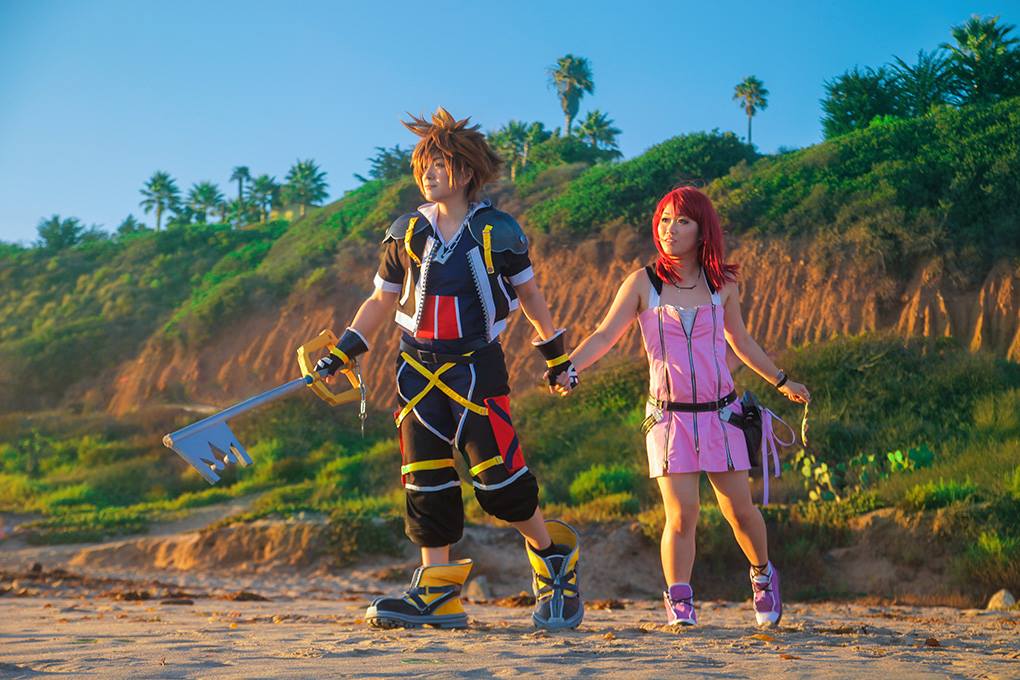 cosplay someone like Kairi 2. I'm flat chested and should never cospla...