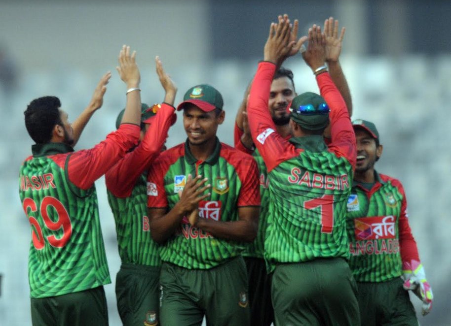 Mustafiz90's tweet photo. Impressive team work. Two more games to go. In Sha Allah, Best is yet to come. #BANvZIM https://t.co/H4sUeziyrm