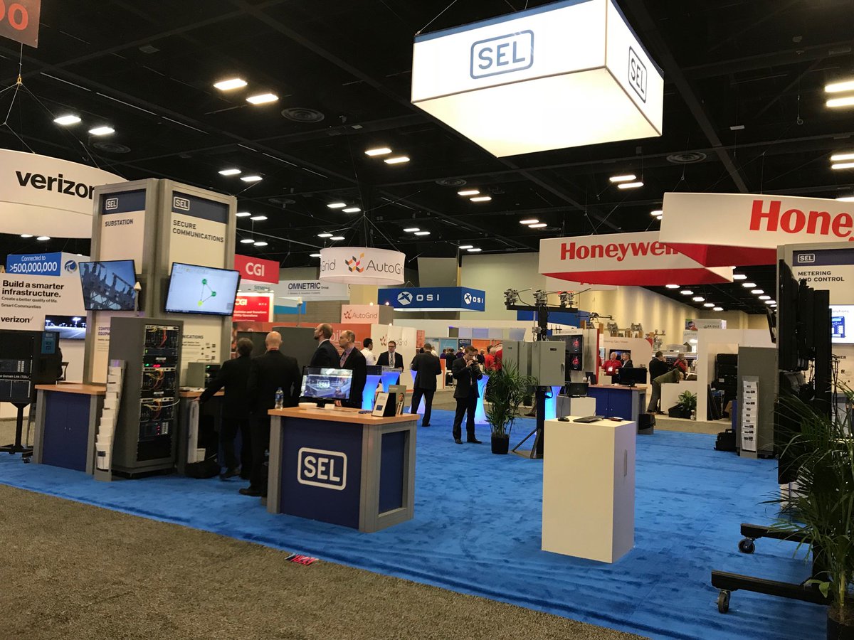 DWhiteheadSEL's tweet photo. DTech about to start! Come see new technologies that speed up protection and keep OT networks secure! https://t.co/m15xugK4xE