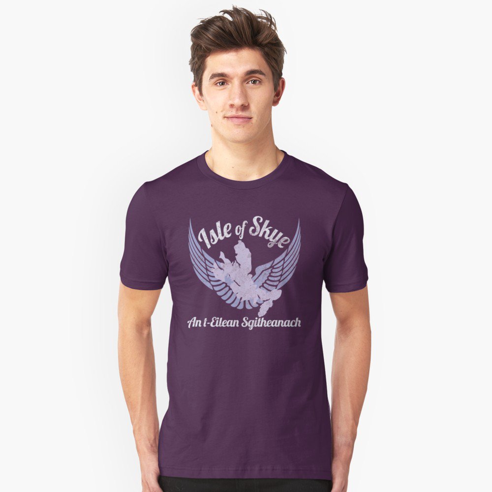 Isle of Skye Winged Isle design unisex t-shirt goo.gl/eohX7x: available in no fewer than 18 colours! #redbubble