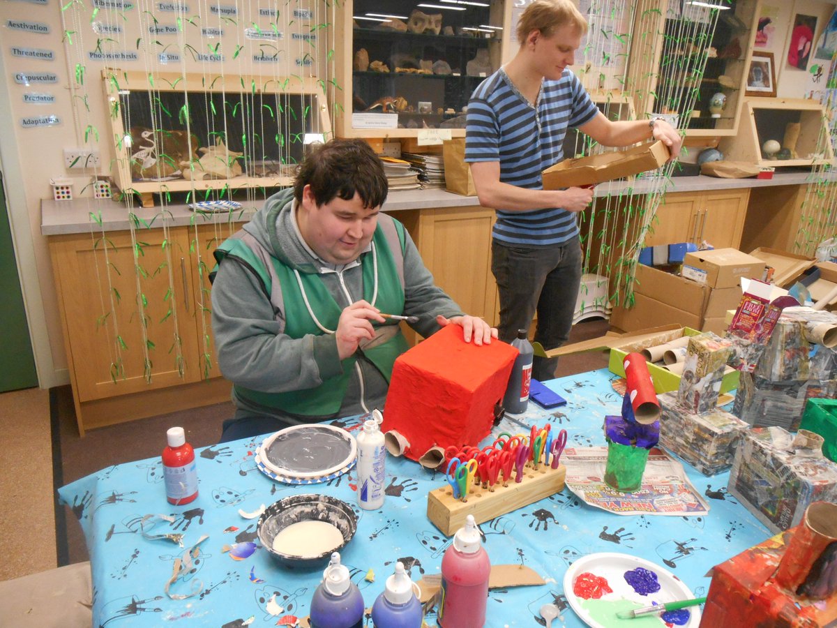 Big thanks for our #volunteers who came in for #WelshHappinessDay to make #enrichment for the <a href="/WelshMountainZo/">Welsh Mountain Zoo</a> animals!