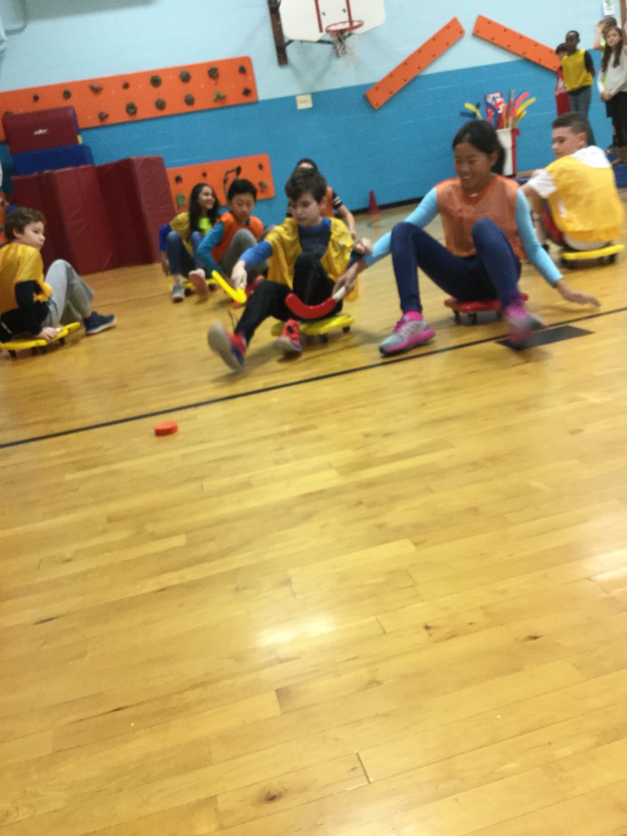 Small-sides floor hockey!  <a href="/hcpss_ces/">Clarksville ES</a> applying o&amp;d strategies each team plans. Great fun, Great work Cougars!